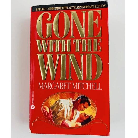 Other - Gone with the Wind by Margaret Mitchell 60th Anniversary Edition - Paperback Red